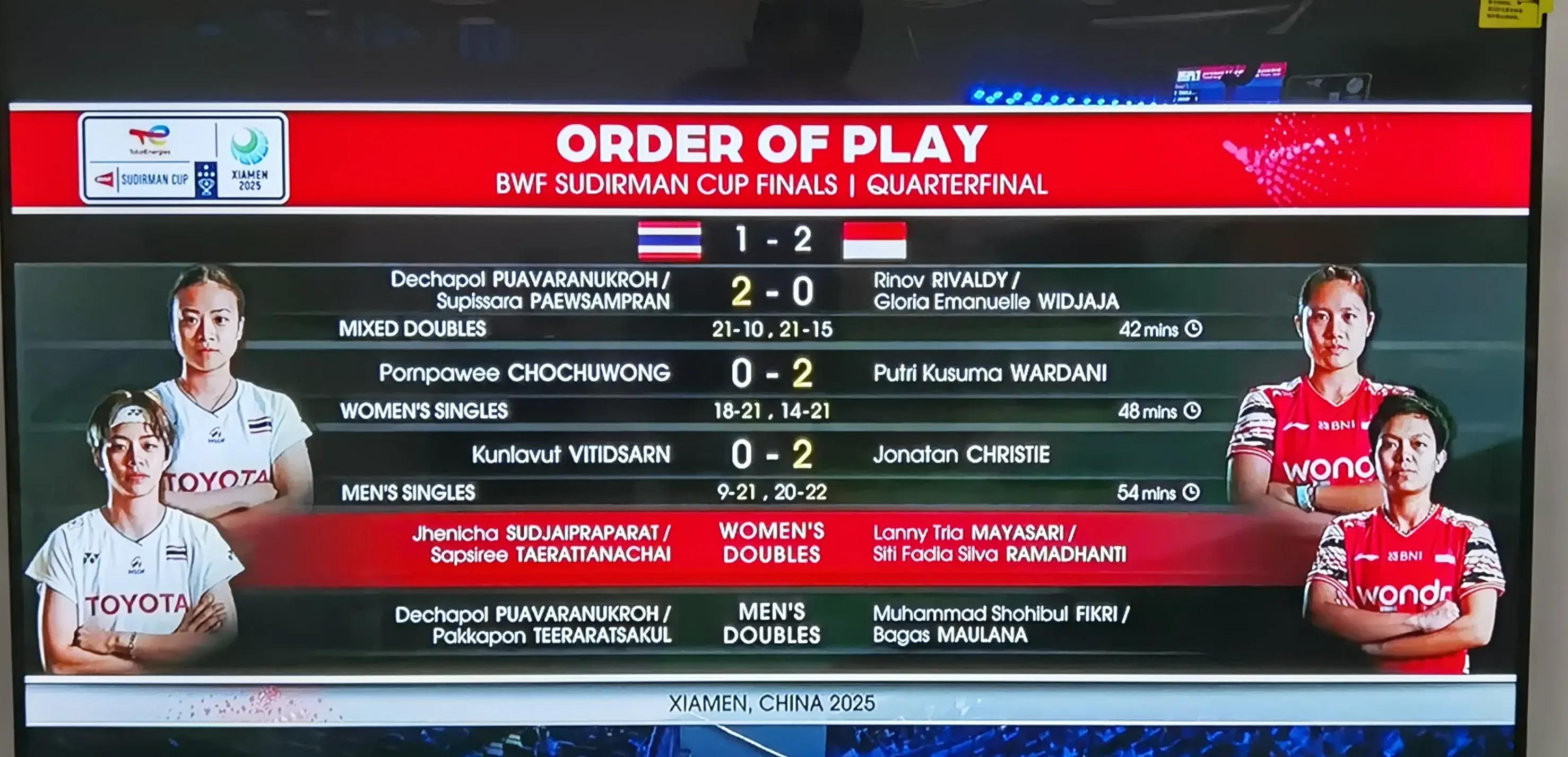 印尼羽毛球队绝地反击泰国羽毛球队,马琳关键制胜 印尼羽毛球队绝地反击泰国羽毛球队,马琳关键制胜